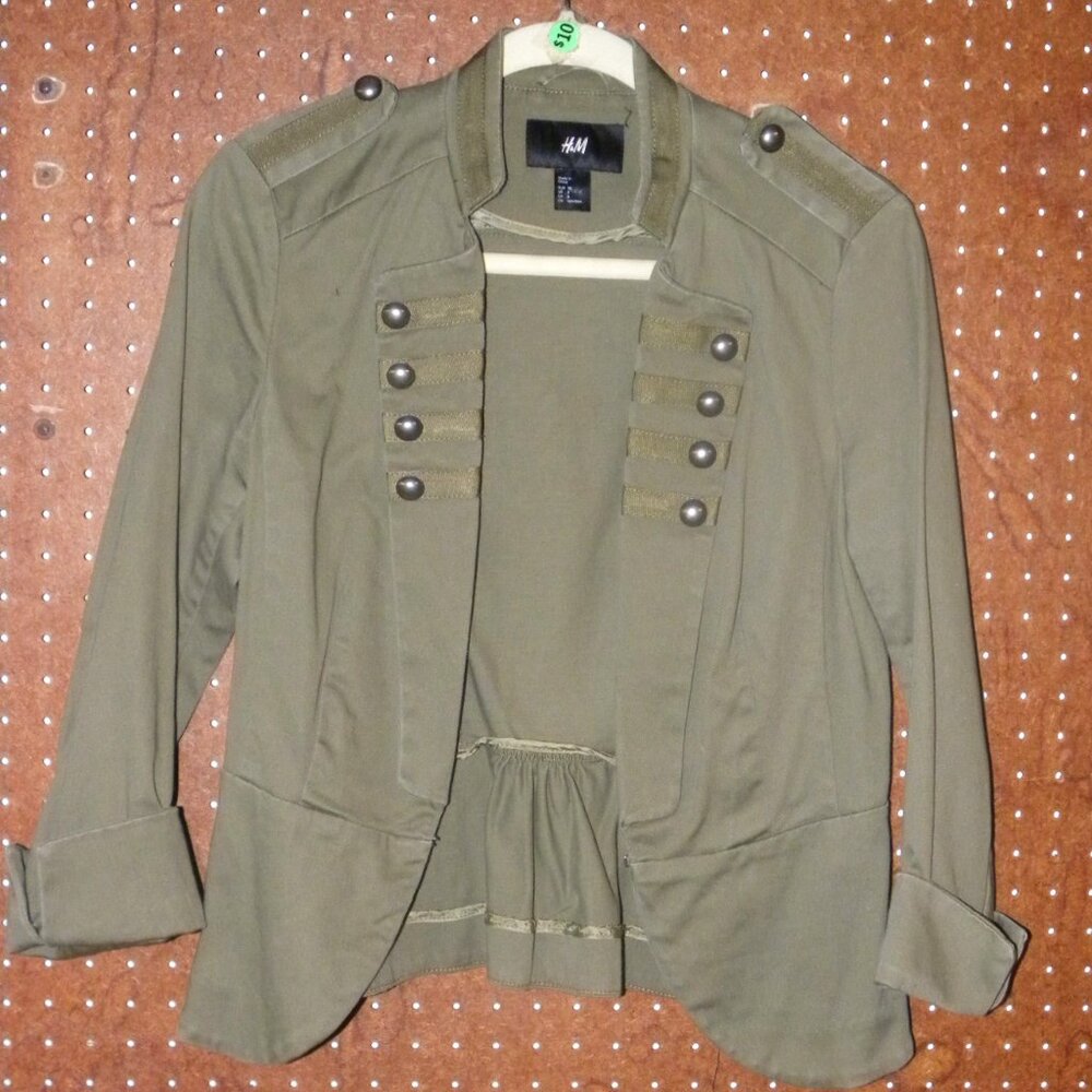 Woman Size 8 - Tan Jacket by H&M